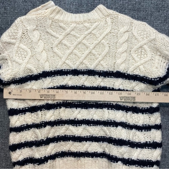 Sezane James Jumper Ecru/Navy XS - Picture 7 of 9